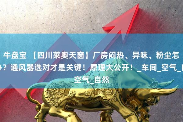 牛盘宝 【四川莱奥天窗】厂房闷热、异味、粉尘怎么办？通风器选对才是关键！原理大公开！_车间_空气_自然