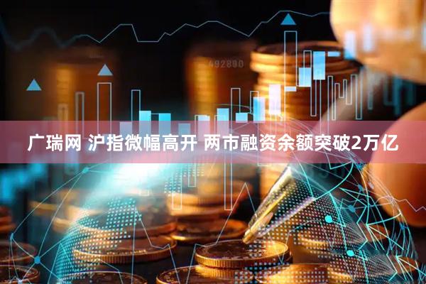 广瑞网 沪指微幅高开 两市融资余额突破2万亿