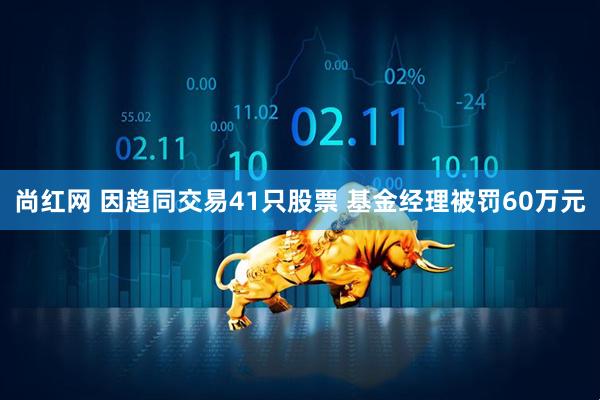 尚红网 因趋同交易41只股票 基金经理被罚60万元
