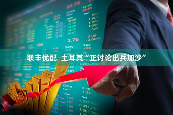 联丰优配  土耳其“正讨论出兵加沙”